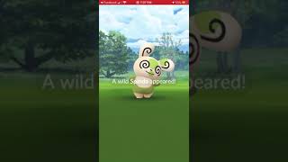 Catching and maxing a shiny spinda in Pokemon Go #Shiny Spinda