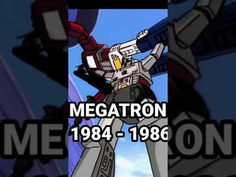 MEGATRON 1984-2017 EVOLUTION parte-3 #shorts #short #evolution #megatron  #kallebprime