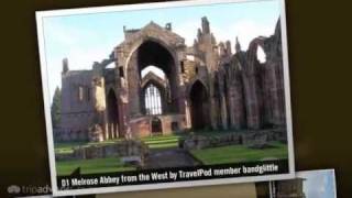 Melrose Abbey - Melrose, Borders, Scotland, United Kingdom