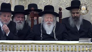 Ger Holds Public Exam of Bal Habatim | בחצר הקודש גור ערכו מבחן פומבי לבעלי בתים