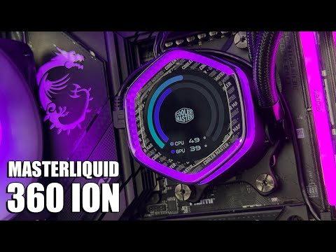 Cooler Master MASTERLIQUID 360 ION - Cool Design w/ 2.1&quot; LCD Screen!