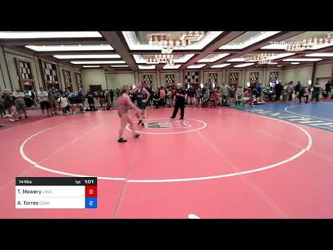 144 Lbs Rr Rnd 2 - Trinity Mowery, Lancaster Alliance Wrestling Club (LAW) Vs April Torres, Connec