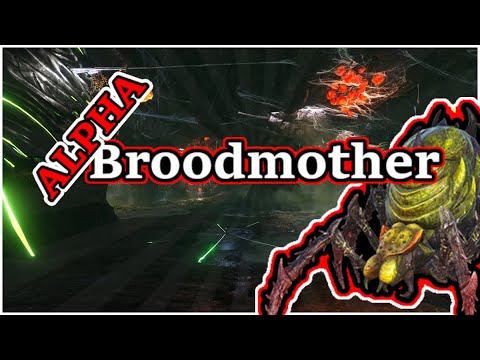 Ark Alpha Broodmother Lysrix Boss Fight Island PvE Official Rex Megatherium Yuti