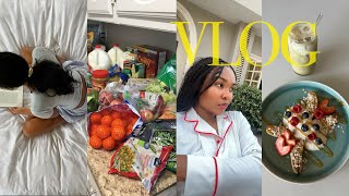 *NEW BRAIDS* + Grocery Haul + Lazy Girl Meal + Sunday errands & more