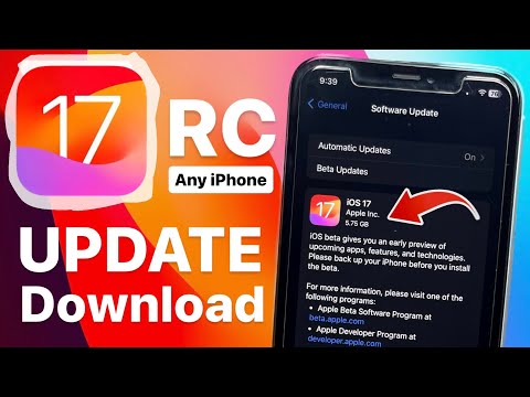 iOS 17 Rc update- Install iOS 17 RC update on any iPhone