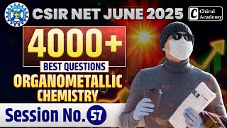CSIR NET Questions Practice 57 | Organometallic 04 | CSIR NET GATE  4000 + Best Questions