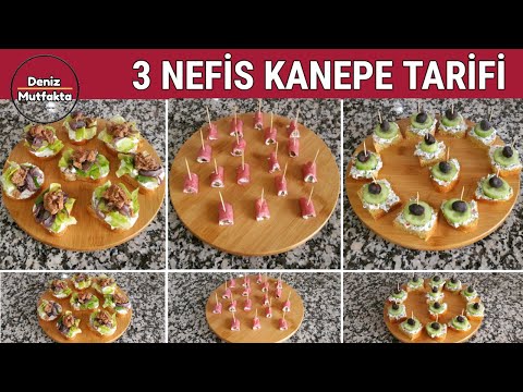 3 Delicious Canapé Recipes ✅ | How to Make the Easiest - Most Delicious - Most Beautiful Canapés? 💯