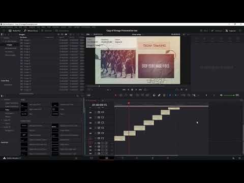 TUTORIAL | Vintage Presentation: DaVinci Resolve template