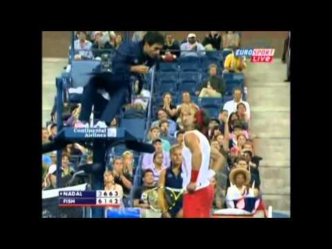 Nadal Fish USO08, incidente con espectador