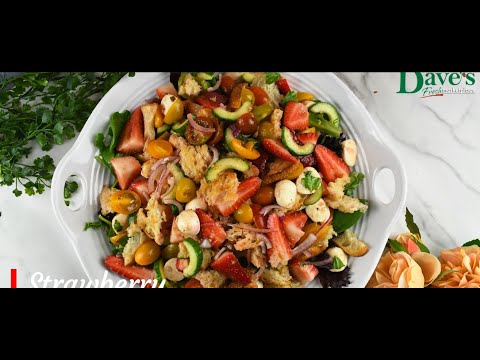 Strawberry Panzanella Salad