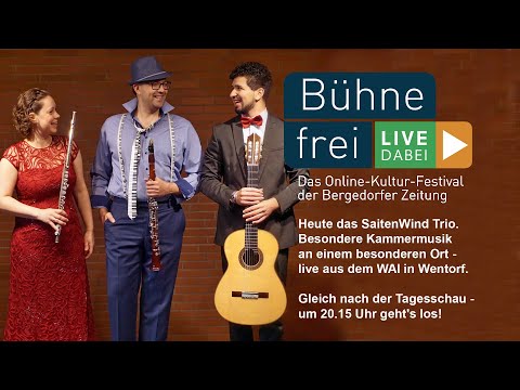 Bühne frei- live dabei! Das SaitenWind Trio aus dem WAI