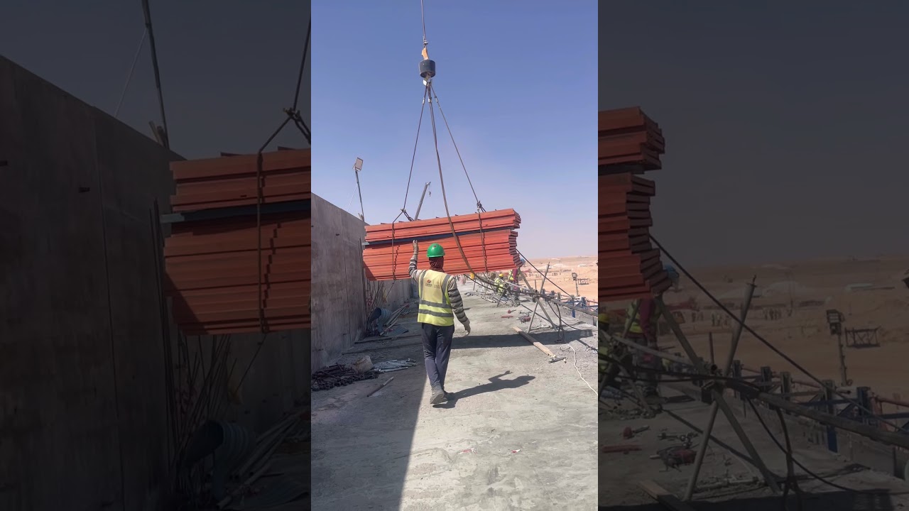 Rigger level 3 Aramco skills material shifting #aramco #automobile #crane #soudiarabia #riggingcrew