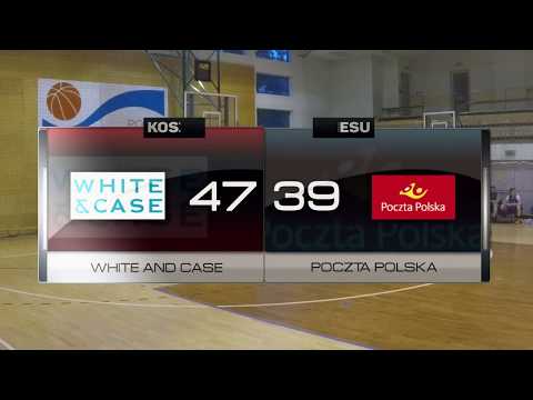 White&Case vs Poczta Polska - X kolejka - Warszawa - Koszykarska Liga Biznesu