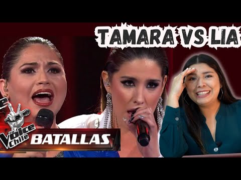 TAMARA ROMERO VS LIA GONZALEZ - Señora | BATALLAS THE VOICE CHILE 2023 | VOCAL COACH REACCIONA