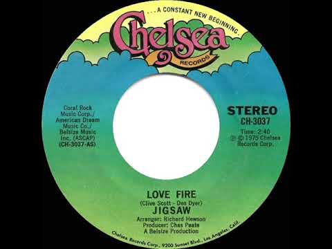1976 HITS ARCHIVE: Love Fire - Jigsaw (stereo 45)
