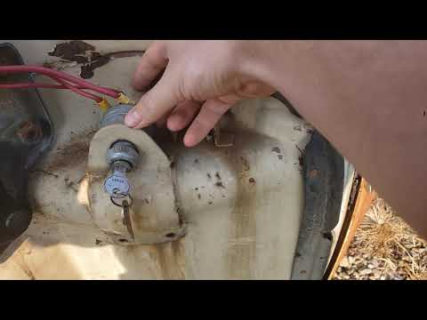 1949 Dodge original 6v minimalist ignition wiring.