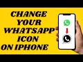 How To Change WhatsApp Icon on iPhone | simple tutorial