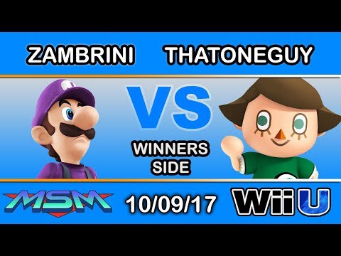 MSM 117 - Zambrini (Luigi) Vs. ThatOneGuy (Villager) Winners Side