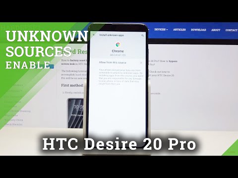 How to Allow Unknown Sources in HTC Desire 20 Pro – Allow Installation