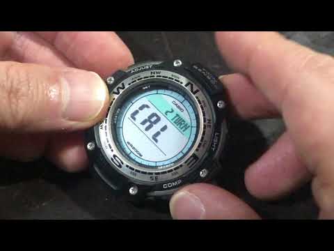 Casio SGW-100 Compass Calibration CASIO watch