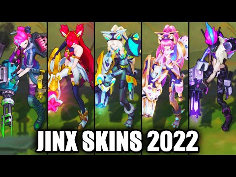 ALL JINX SKINS 2022 | League of Legends
