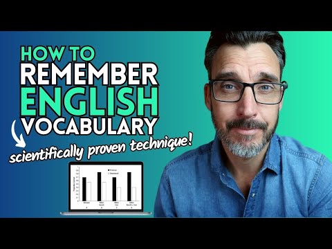 INCREDIBLY SIMPLE TECHNIQUE to learn and remember English vocabulary!
