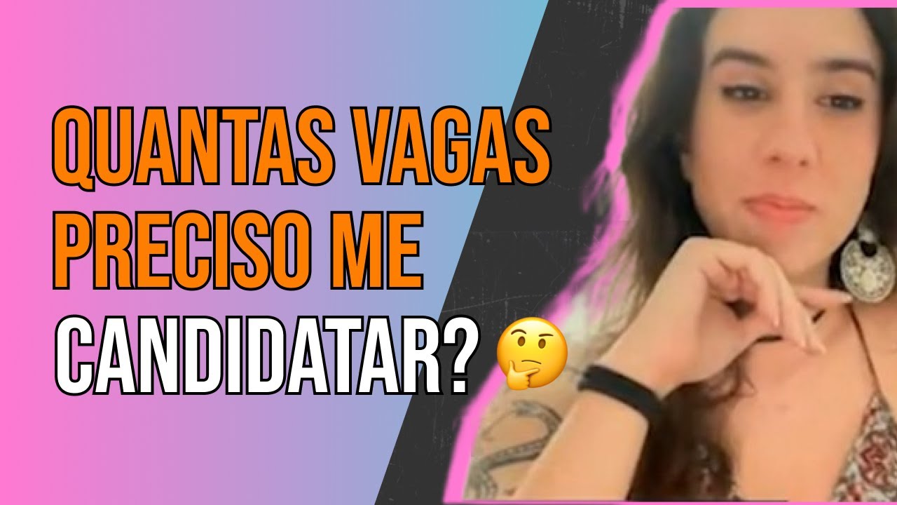 Quantas vagas eu preciso me candidatar para trabalhar no exterior?