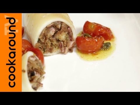 Baked Stuffed Calamari / Mediterranean Recipe
