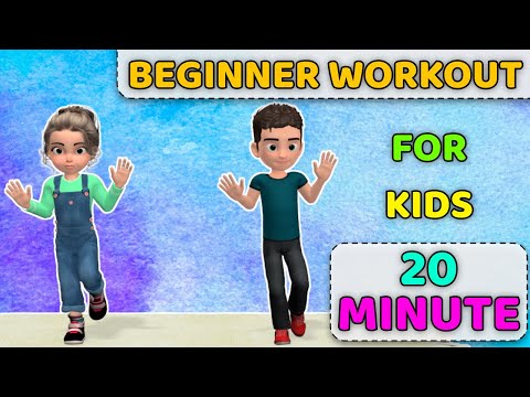 20 MINUTE BEGINNER FULL BODY WORKOUT FOR KIDS