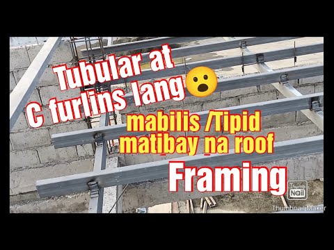 Roofing framing na pinakatipid pinakamibilis gawin at matibay pa #julyemz