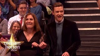 Justin Timberlake Dances With The Audience - The Graham Norton Show