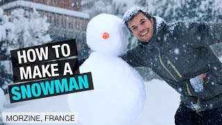 How To Make A Snowman tutorial