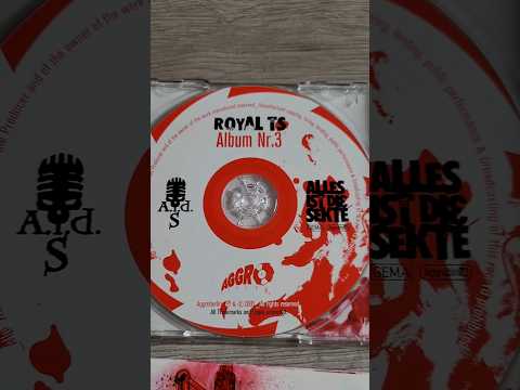 ROYAL TS - A.i.d.S. Alles ist die Sekte - Album Nr. 3 (Sido, B-Tight) CD UNBOXING (2003) #shorts #yt
