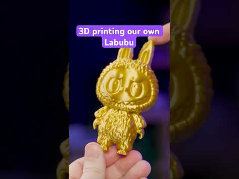 We decided to print our own Labubu as an homage to the toy trend of summer 2025. #Labubu