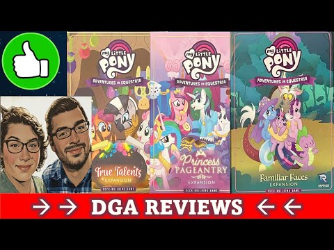 DGA Reviews Board Games: My Little Pony: Adventures in Equestria - 3 Expansions