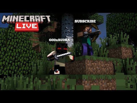 Rudra Ojha Gaming - 24/7 Minecraft Live SURVIVAL SMP LIVE STREAM LIVE Hindi  ll #live #Minecraftlive