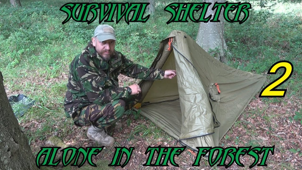 Survival Shelter - Alone in Huge UK Forest Part 2