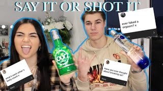 SAY IT OR SHOT IT | BOYFRIEND EDITION … THIS GETS MESSY