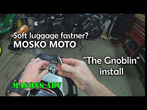 Mosko Moto Soft luggage mount. "The Gnoblin" install