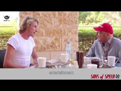 Niki Lauda and Freddie Hunt interview