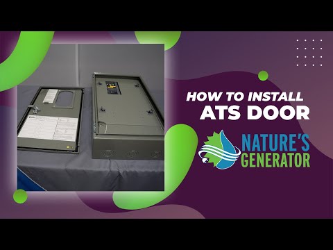 How to Remove & Reinstall an Automatic Transfer Switch Door | Nature’s Generator