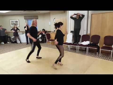 Scottish Salsa Congress 2018: Intermediate turn patterns with shines On1 - Giles and Rosa