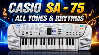 Video thumbnail for Casio SA 75 | Casio Piano | Casio SA keyboards by Rockstar Music Store