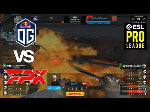OG vs FunPlus Phoenix - ESL Pro League Season 13 - Group A - Highlights - CSGO