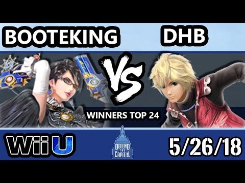 DTC 1 Smash 4 - BootEKing (Bayonetta) Vs. DHB (Shulk) - Wii U Winners Top 24