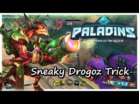 Paladins - Drogoz Infinite Wall Sliding Sneaky Trick on Jaguar Falls OB35 Loud Spy