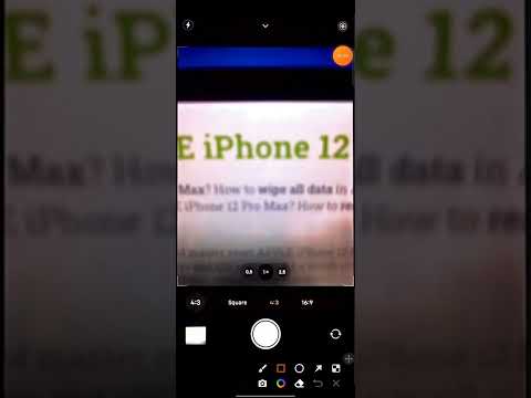 how to change aspect ratio of the camera in iphone 10r