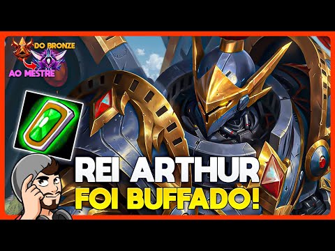 Testando os BUFFS no ARTHUR! REI ARTHUR SOLO - Do Bronze ao Mestre Ranked Conquista