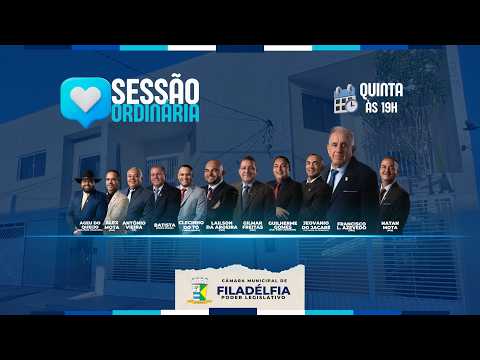 (AO VIVO) Sessão Ordinária da Câmara de Vereadores de Filadélfia-BA | 18 - 06 - 2026.