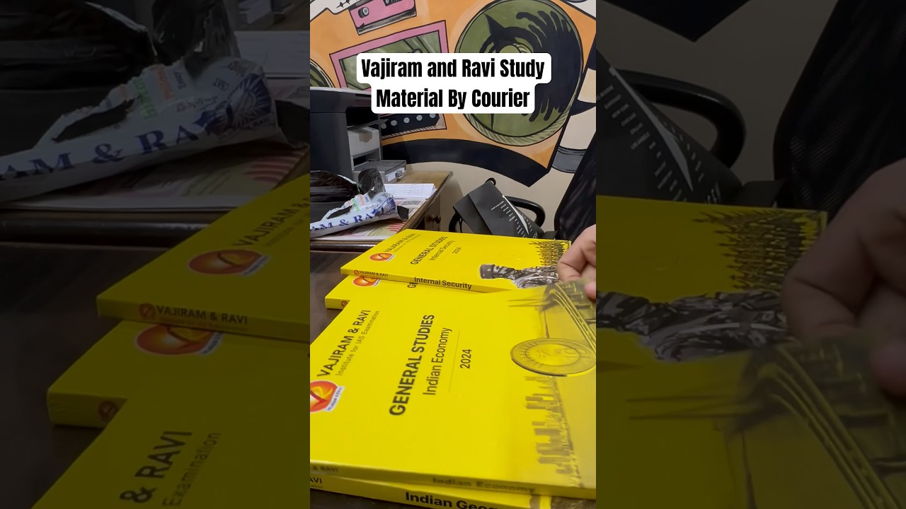 Vajiram and Ravi Study Material by courier…#upsc #study #upsc2024 #harharmahadev